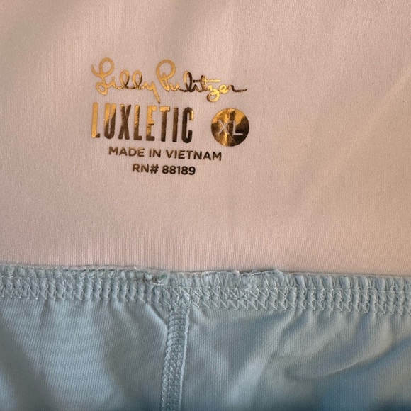 Lilly Pulitzer Luxletic Light Blue Activewear - Picture 4 of 4
